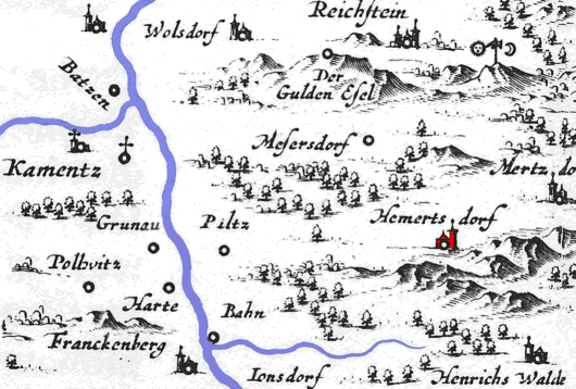 Lage von Hemmersdorfs