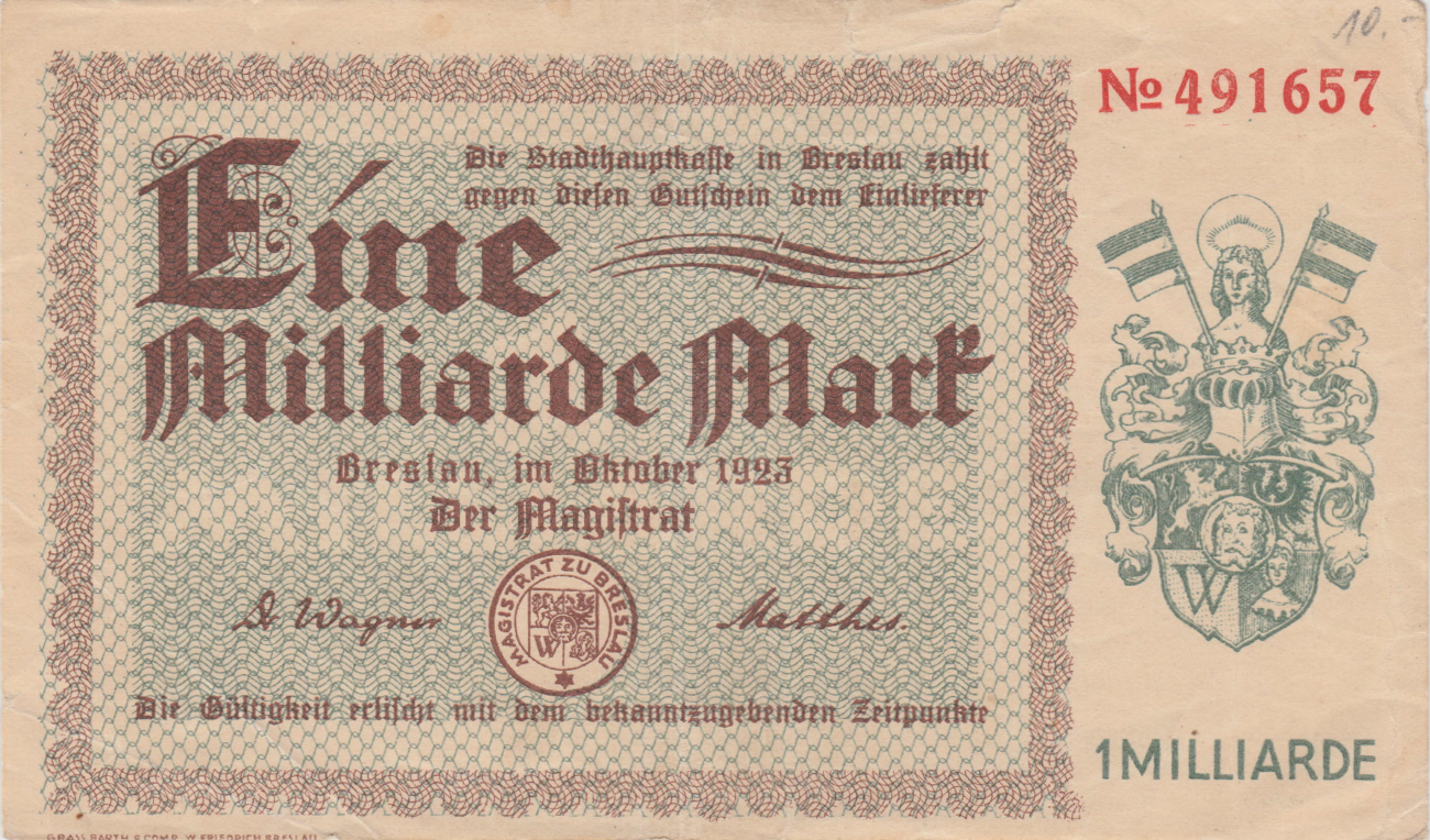 Breslauer Notgeld 1923